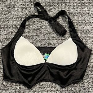 Fiber Optic Light Up Rave Crop Top XL